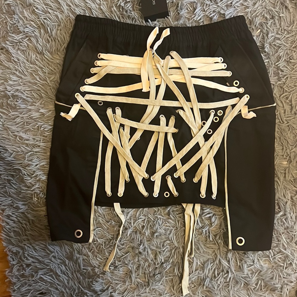 COPY - Fashion Nova “in An Entanglement” Mini Skirt